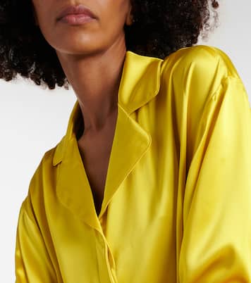 Pyjama-Hemd Elegante Vasaio aus Seide | Max Mara