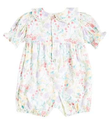 Baby Eloisa printed cotton playsuit | La Coqueta