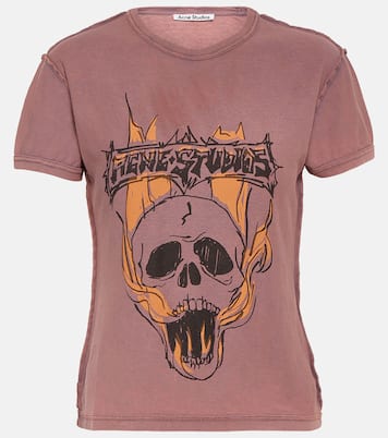 Bedrucktes -Shirt aus Baumwoll-Jersey | Acne Studios