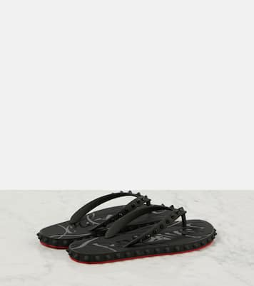صندل بإصبع Super Loubi Flip | Christian Louboutin