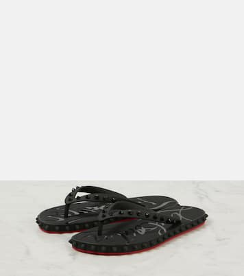 صندل بإصبع Super Loubi Flip | Christian Louboutin
