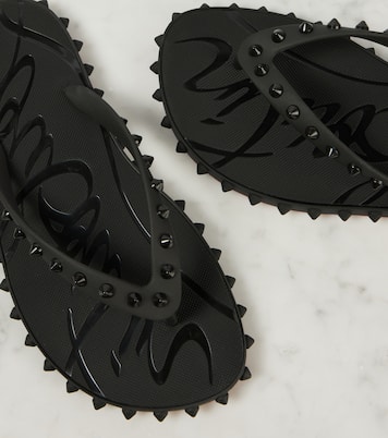 صندل بإصبع Super Loubi Flip | Christian Louboutin