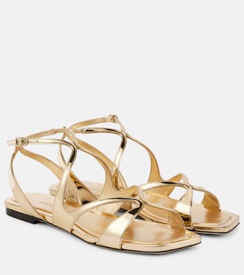 Sandales Ayla en cuir métallisé | Jimmy Choo