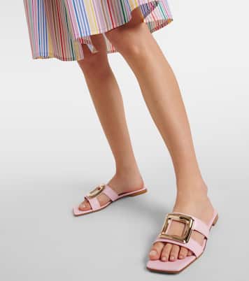 Pantoletten Viv‘ By The Sea aus Leder | Roger Vivier