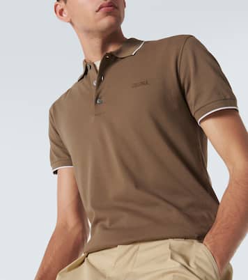 Polo en coton mélangé | Zegna