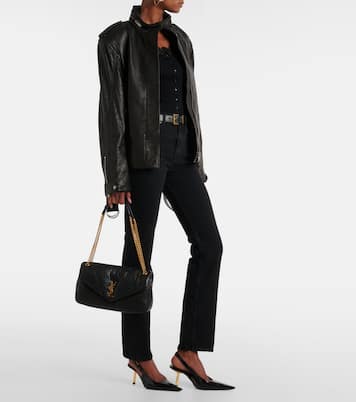 Calypso Medium leather shoulder bag | Saint Laurent
