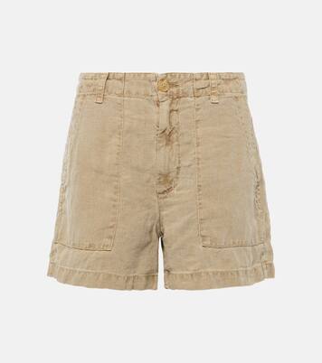 Fallon linen shorts | Velvet