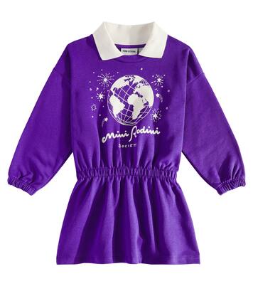 Robe sweat-shirt Society en coton | Mini Rodini