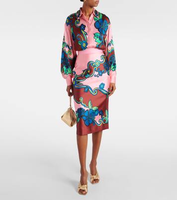 Hemd aus Seidensatin | Alémais