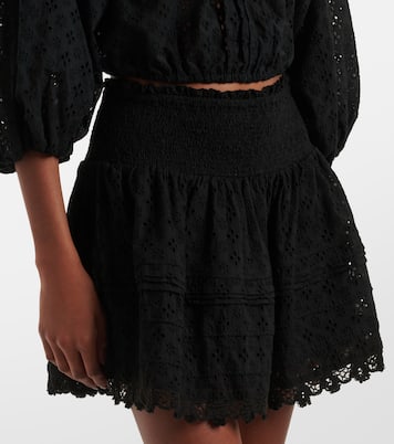 Minirock Galia aus Baumwolle | Poupette St Barth