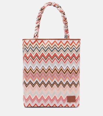 Borsa Zigzag Large con pelle | Missoni
