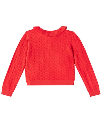 Emy cotton and linen-blend cardigan | Bonpoint