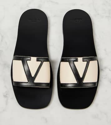 Viva Superstar leather slides | Valentino Garavani