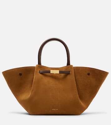 New York Midi suede tote bag | DeMellier