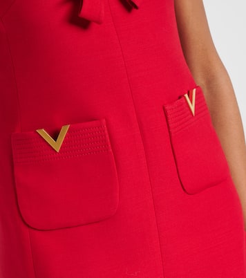 Crepe Couture bow-detail minidress | Valentino