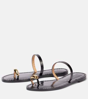 Verzierte Sandalen Kibera aus Leder | Amanu