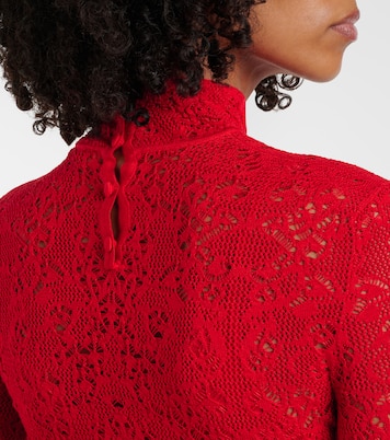 Lethe pointelle wool and silk maxi dress | Gabriela Hearst