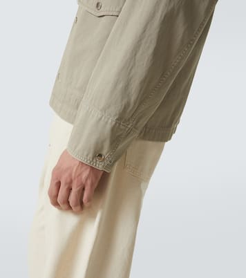 Embroidered cotton twill field jacket | Burberry