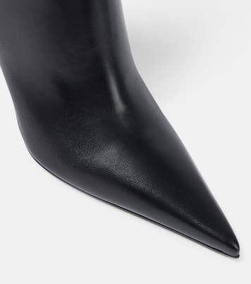 Barbara 90 leather boots | Amina Muaddi