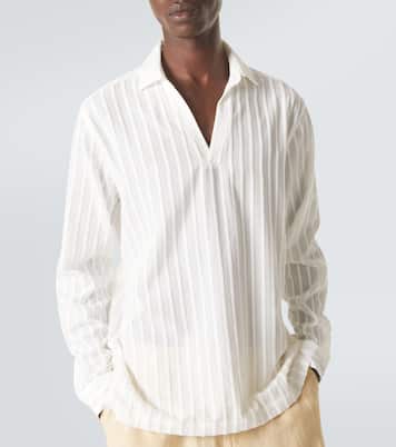 Ridley striped polo shirt | Orlebar Brown