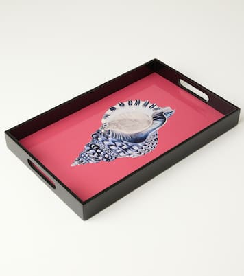 Shell lacquered wooden tray | Les-Ottomans