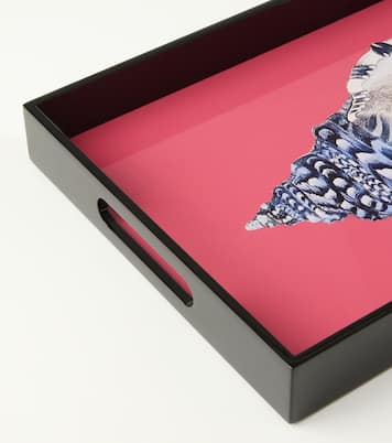 Shell lacquered wooden tray | Les-Ottomans