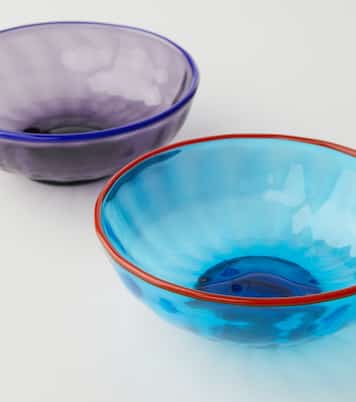 Luxury set of 2 glass nut bowls | La DoubleJ