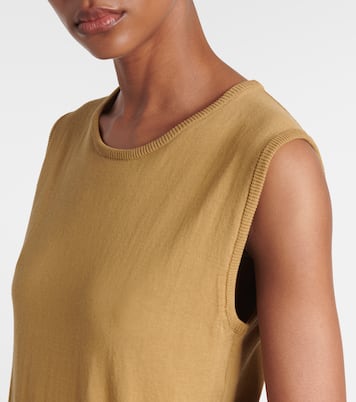 Top de punto de algodón con lazada | Lemaire