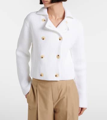 Cardigan doppiopetto in misto cotone | Vince