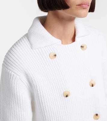 Cardigan doppiopetto in misto cotone | Vince