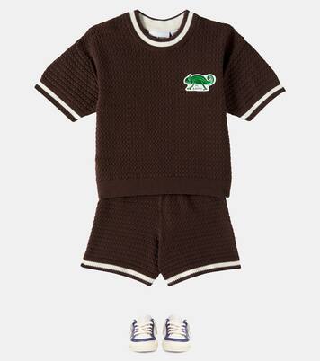 Crochet cotton shorts | Mini Rodini