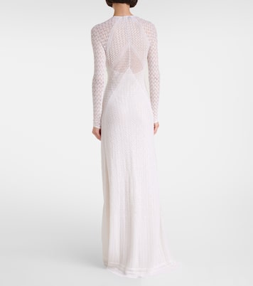 Robe aus Seide und Kaschmir | Ralph Lauren Collection