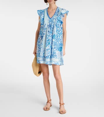 Vestido corto Camelia de algodón | Poupette St Barth