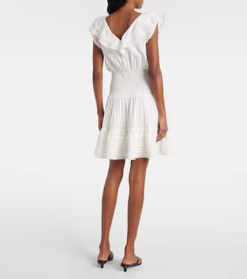 Robe Della rayée en coton | Poupette St Barth