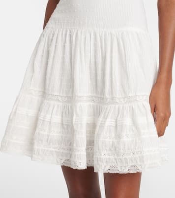 Robe Della rayée en coton | Poupette St Barth