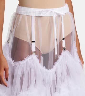 Midirock aus Tüll | Noir Kei Ninomiya