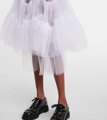 Midirock aus Tüll | Noir Kei Ninomiya