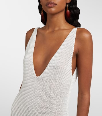 Robe longue en lamé | Bananhot