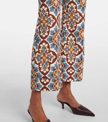 Pantalones flared Hendrix de algodón | La DoubleJ