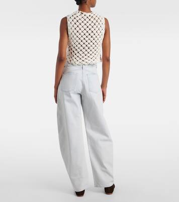 低腰桶形牛仔裤 | Alaïa