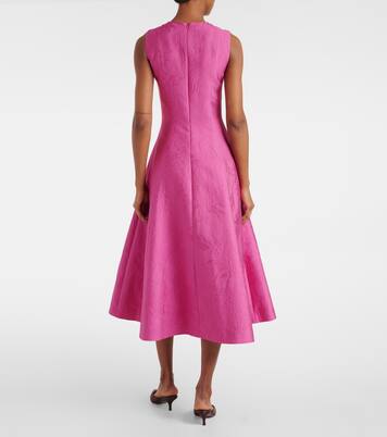 Robe midi Mara en jacquard | Emilia Wickstead