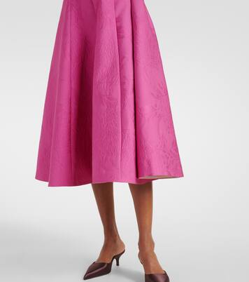 Robe midi Mara en jacquard | Emilia Wickstead