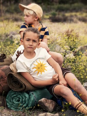 Printed cotton T-shirt | Mini Rodini