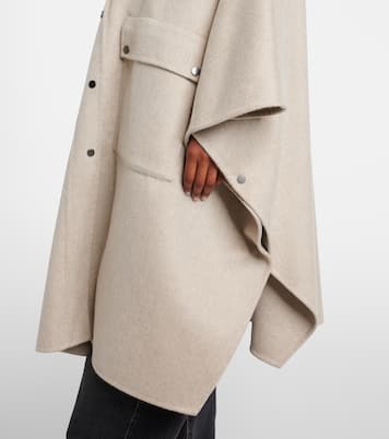 Hooded cashmere cape | Brunello Cucinelli