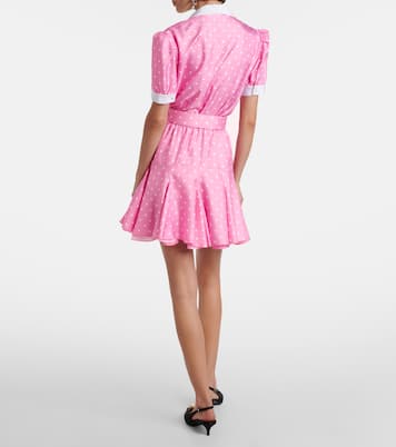 Robe en sergé de soie à pois | Rodarte