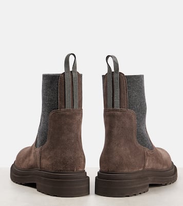 Suede ankle boots | Brunello Cucinelli