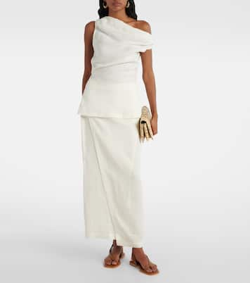 Suis linen maxi skirt | Faithfull