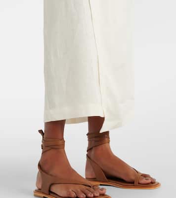 Suis linen maxi skirt | Faithfull
