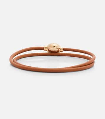 Anagram embellished leather bracelet | Loewe