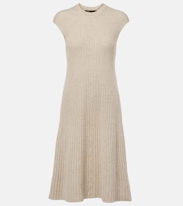 Ribbed-knit cashmere midi dress | Loro Piana